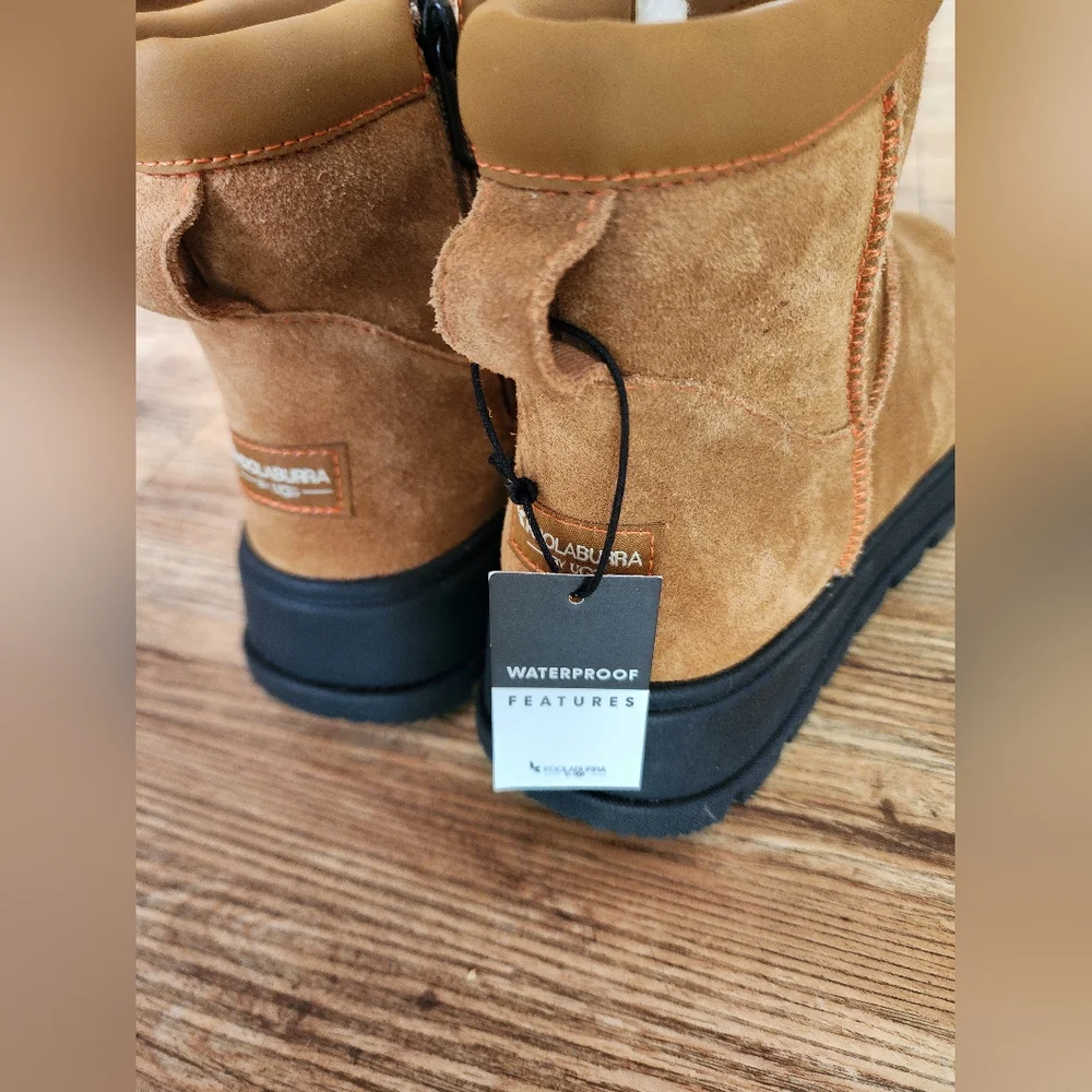 Size 8 - New Koolaburra By UGG Mini Hybrid Winter Boot Chestnut - Picture 11 of 16